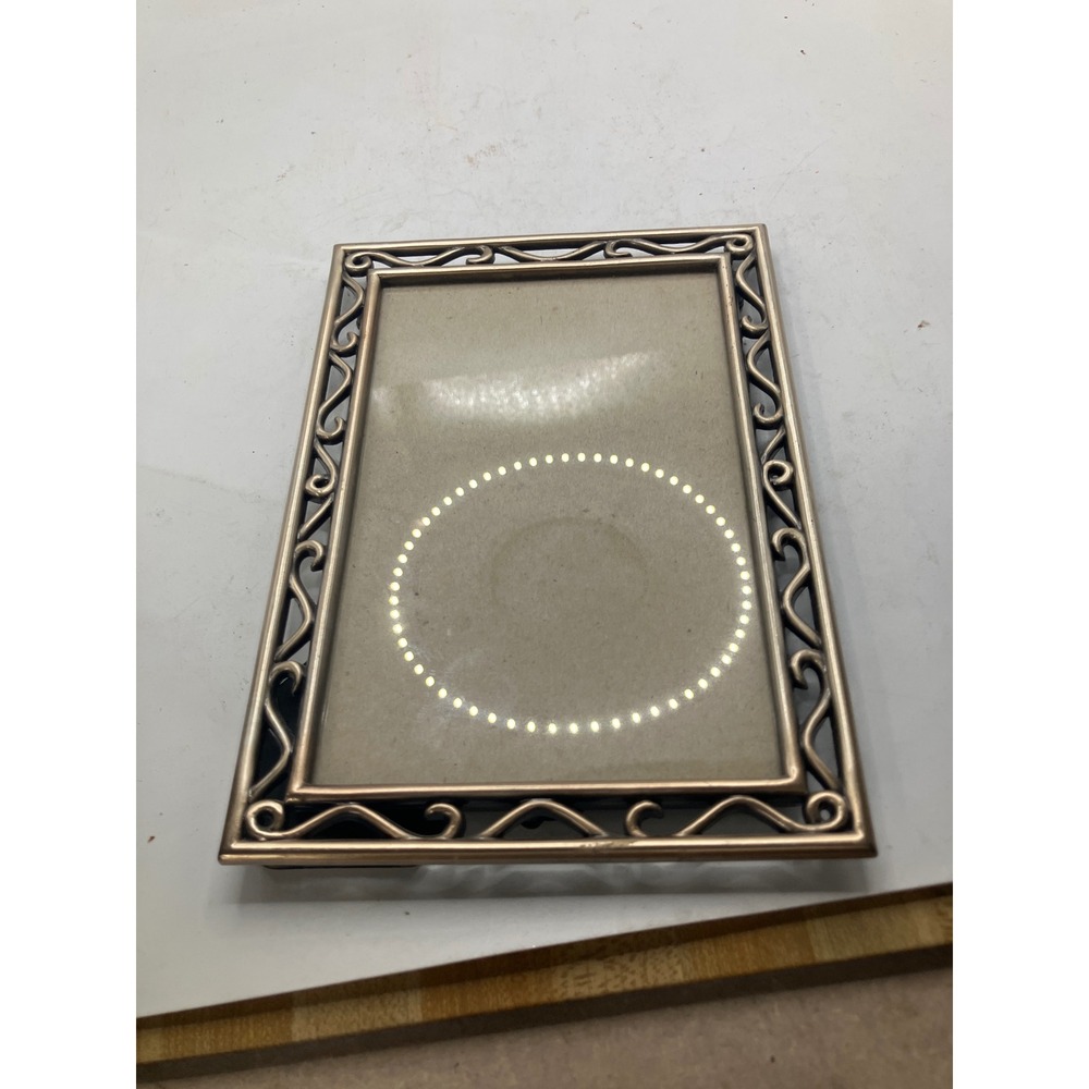 Ornate Gold Metal Picture Frame Tabletop Desk Decor‎ Elsa L Inc.
